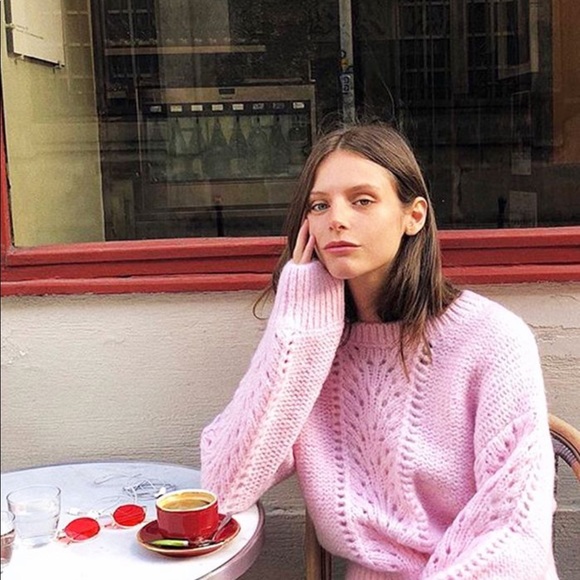 & Other Stories Sweaters - & other stories pink mohair sweater
